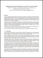 Integrated Solar Thermal Systems for renovation of external walls